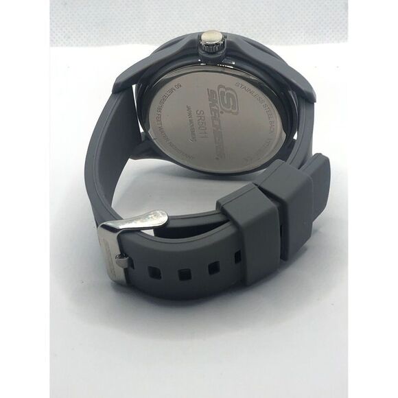 Skechers SR5011 Men's Grey Silicone Analog Grey Dial Quartz Genuine Watch OP158 - Picture 9 of 9